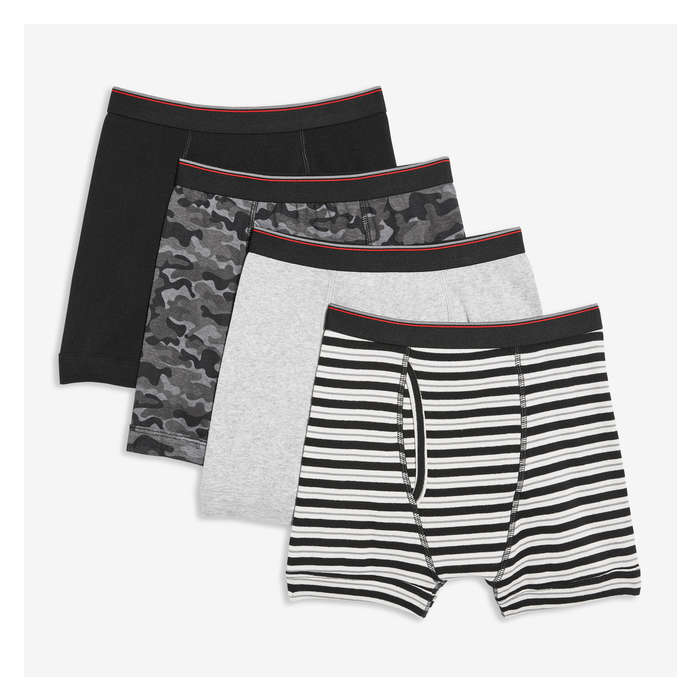Kid Boys' 4-Pack Boxer Brief - Print 4